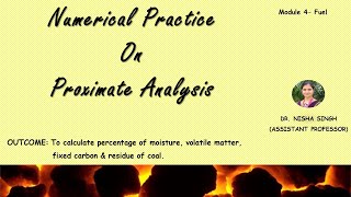 NUMERICAL PRACTICE BASED ON PROXIMATE ANALYSIS By Dr Nisha Singh [upl. by Lezti]