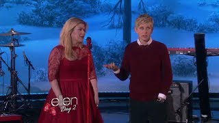 Kelly Clarkson perform on Ellen show [upl. by Prissy352]