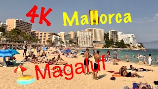 🏖️Magaluf Mallorca 2023 July 16📷4K [upl. by Hussein]