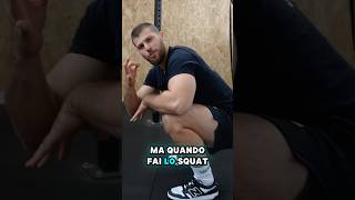 DEVI andare con il ginocchio oltre il piede nello squat‼️ perte streetlifting squat [upl. by Walcoff]