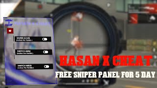 HASAN X CHEAT FREE SNIPER PANEL FOR 5 DAY [upl. by Marian]