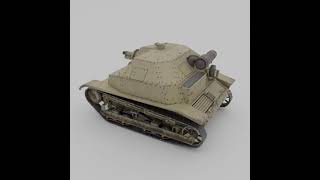 TKS Tankette 37mm [upl. by Annasor]