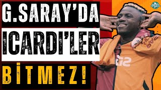 Galatasaray Samsunspor  Galatasarayda Icardiler bitmez  Osimhen açtı Batshuayi kapatttı [upl. by Reaht]