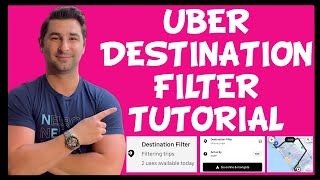 How to Use the Destination Filter in the Uber Driver App Tutorial [upl. by Crean]