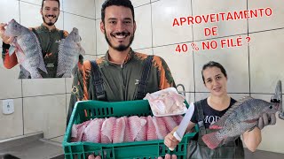 FILETAGEM DE TILAPIA UM APROVEITAMENTO INACREDITAVEL [upl. by Anigriv]