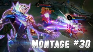 GUSION FANNY AND LANCELOT RANKED ONLY MONTAGE 30  MLBB [upl. by Lirret]