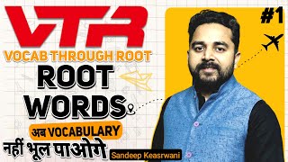 Root Word Vocabulary with meaning and examples  Part1  Learn English Vocab with Sandeep Kesarwani [upl. by Botti]