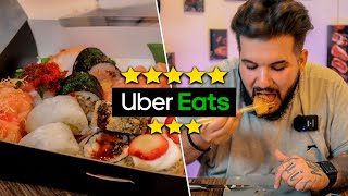 PROVEI O SUSHI COM PIOR E MELHOR AVALIAÇÃO DO UBER EATS  T1 EP9 [upl. by Erdnaed834]