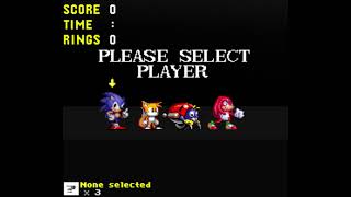 Choose Your Character Sonic Soundfont [upl. by Amorete]