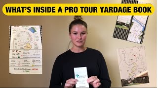 What’s inside a professional tour yardage book Complete with player notes and course strategy [upl. by Sinnaiy849]