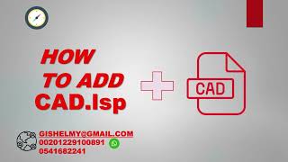 how to add lisp to Autocad  اضافة ليسب علي برنامج الاوتوكاد [upl. by Fosque]