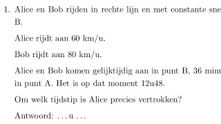 2988 KMS Gemeenschappelijke Proef Wiskunde 2023 Vraag 1 [upl. by Jecho919]