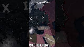 FrancoBritish Union in WW2  HOI4 TIMELAPSE ww2 shorts hoi4 timelapse war [upl. by Yessej]