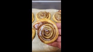 Cinnamon Roll  Cinnamon Roll using Puff pastry recipe shorts [upl. by Sulohcin]