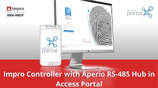 Clustered or Distributed Controller with Aperio RS485 HUB Integration  Access Portal v5 [upl. by Sinne]