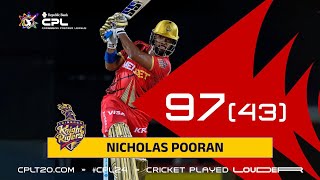 Nicholas Pooran SMASHES Huge Score  CPL 2024 [upl. by Fremont459]