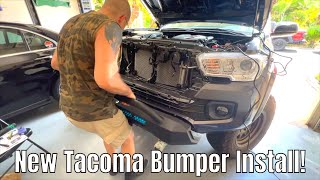 Body Armor Hiline Bumper Install On The Toyota Tacoma [upl. by Mighell149]