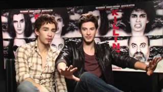 EMPIRE interview Ben Barnes and Robert Sheehan Killing Bono [upl. by Norud]