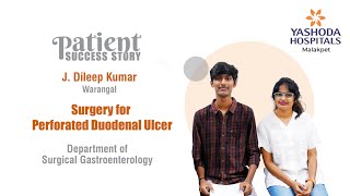 Surgery for Perforated Duodenal Ulcer  Yashoda Hospitals Hyderabad [upl. by Aelanej]