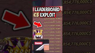 Crazy LEADERBOARD EXPLOIT in Roblox Fisch [upl. by Omolhs]