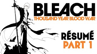 Résumé Bleach  Thousand Year Blood War Part 1 [upl. by Avehsile432]