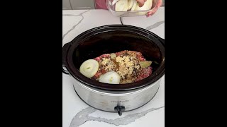 How to make crockpot potroast [upl. by Konrad]