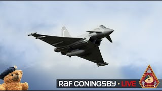 LIVE FIGHTER TOWN EUROFIGHTER TYPHOON FGR4 ACTION • QRA SOUTH RAF CONINGSBY 080724 [upl. by Zohara]