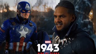 Captain America Vs Black Panther Full Scene  Marvel 1943 Rise Of Hydra Unreal Engine 5 Cutscene [upl. by Alyl]