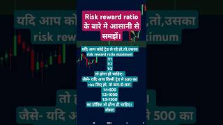 ट्रेडिंग मे risk reward ratio के बारे मे आसानी से समझें। [upl. by Annet411]