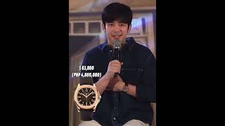 Joshua Garcia Watch Collection Patek Philippe Aquanaut 5167R Est 83800PHP 4800000 joshlia [upl. by Brien]