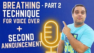 Breathing Techniques for Voice Over Part 2  Voice Over Training Ep 19 [upl. by Kauslick]