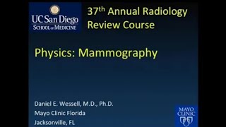 Physics Mammography  Diagnostic and Screening Mammography [upl. by Illil274]