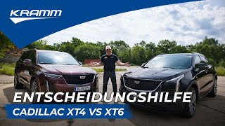 Cadillac XT4 vs XT6 im Vergleich  Es muss nicht immer Escalade sein  US CARS GERMANY by KRAMM [upl. by Taggart]