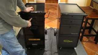 Northern Tool 164782 Vs Harbor Freight 61705 welding cabinet cart assembly and comparison [upl. by Elleinnad78]