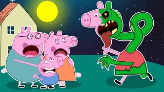 Peppa Pig turns into a Zombie  Peppa Pig Apocalypse  Peppa Pig Funny Animation [upl. by Nitram274]