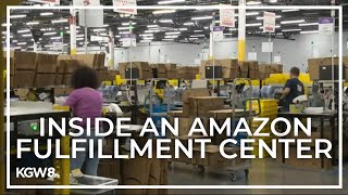 A look inside the working conditions of an Amazon fulfillment center [upl. by Anelegna]