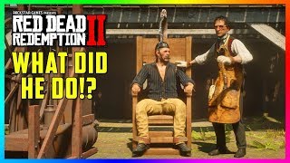 You WONT Believe What This Outlaw Did In Red Dead Redemption 2 amp Why Hes In The Electric Chair [upl. by Aspa]