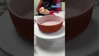 Salata kasesi ceramic clay clayart seramik handmade bowl shorts reels shortvideo [upl. by Zat]