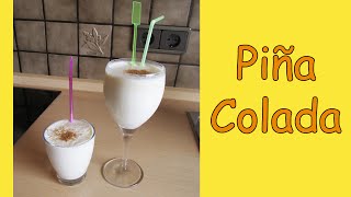 Como preparar Piña colada con alcohol y sin alcohol [upl. by Nosydam378]