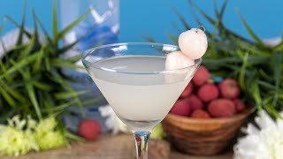 How To Make a Lychee Martini  The Best Lychee Martini Recipe [upl. by Kriss508]