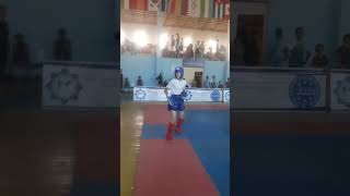 Elyor Eshmamatov karateka in a blue helmetsports mma karate [upl. by Akerdal]