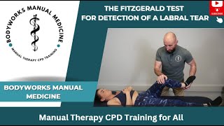 Fitzgeralds Test to Detect a labral Tear in the Hip Joint [upl. by Loftis879]