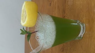 How to make Mint Lemonade Healthy Recipe of Green chilli mint cooler [upl. by Lawley]