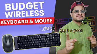 Budget Wireless Mouse amp Keyboard Combo Only in ₹999  Logitech MK215 Wireless Unboxing amp Review [upl. by Ynohtnaleahcim]