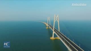 HKZhuhaiMacao Bridge to open to traffic next week [upl. by Strong]