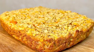 Dieses Rezept für Kürbis Haferflocken Kuchen ist ein WAHRER SCHATZ Ich koche es fast jeden Tag [upl. by Nosyarg]