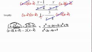 Method II of Simplifying Complex Rational Expressions 53 [upl. by Hujsak721]