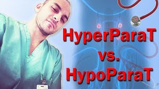 Hyperparathyroidism vs Hypoparathyroidism Effects of PTH [upl. by Gloriana]