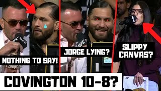 UFC 272 Press Conference Reaction  Covington vs Masvidal Trash Talk Breakdown [upl. by Mesics]