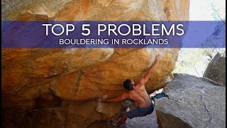 TOP 5 Rocklands Boulder Problems  BlocBusters Highlights in South Africa [upl. by Erskine]